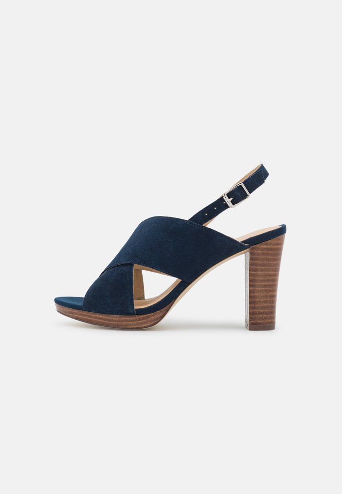 Sandales Anna Field High Bleu Foncé Femme | GQF-1863287